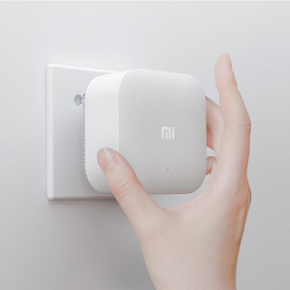 Xiaomi 小米 WiFi电力猫 单频300M 无线信号放大器 Wi-Fi 5 一母一子装 白色