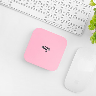 aigo 爱国者 OL10000 移动电源 粉色 10000mAh micro usb 10.5W快充