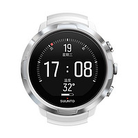 SUUNTO 颂拓 SUUNTO D5 NOVO 智能手表 53mm 银色 精钢表壳 白色硅胶表带（潜水模式、指南针、半透反射屏）