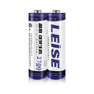 leise 雷摄 5号AA2700mAhX8 5号镍氢充电电池 1.2V 2700mAh 8粒装