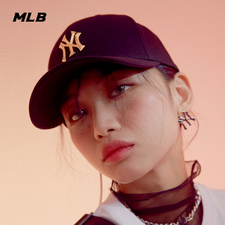 MLB官方 男女帽子硬顶棒球帽遮阳防晒运动鸭舌帽21年夏新款CPLF