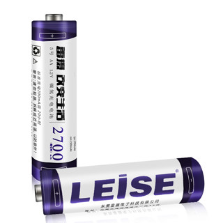 leise 雷摄 5号AA2700mAhX8 5号镍氢充电电池 1.2V 2700mAh 8粒装