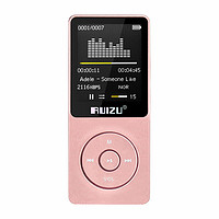 RUIZU 锐族 X02 音频播放器 8G 玫瑰金（3.5单端）
