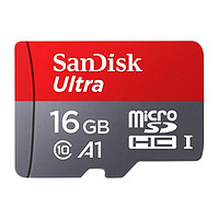 SanDisk 闪迪 至尊极速系列  SDSQUNC Micro-SD存储卡 16GB（UHS-I、U1、A1）