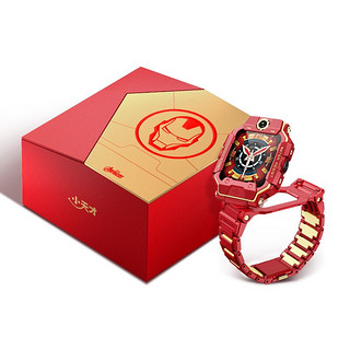 小天才 Z6 巅峰版 钢铁侠版 4G智能手表 40mm 红色 红色TPU表带（GPS、NFC）