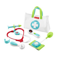 费雪(Fisher-Price)宝宝过家家玩具礼物 模拟生活场景 社交互动 新小医生套装 DVH14