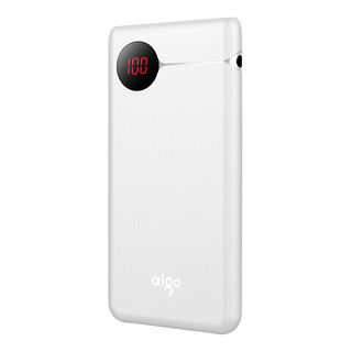 aigo 爱国者 TA10000 移动电源 白色 10000mAh Type-C micro usb 15W双向快充