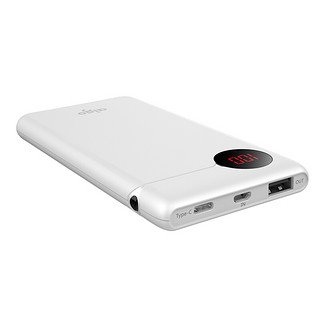 aigo 爱国者 TA10000 移动电源 白色 10000mAh Type-C micro usb 15W双向快充