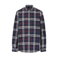 BURBERRY 博柏利 男士长袖衬衫 80208651 海军蓝色 S