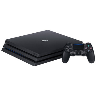 SONY 索尼 PS4 Pro 游戏机 1TB 黑色+黑手柄 双手柄套装