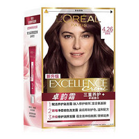 L'OREAL PARIS 巴黎欧莱雅 卓韵霜赋活养护染发霜 #4.26紫棕色 1盒