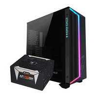 GIGABYTE 技嘉 战鹰 AC501G RGB E-ATX机箱 半侧透 含海盗船RM1000X电源 1000W 黑色