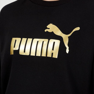 彪马 PUMA 女子 生活系列 Puma Essentials+ Crew Nec 圆领卫衣 532682 01 黑色 S