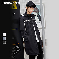 JACK&JONES 杰克琼斯 220121580 男士中长款风衣