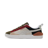 PUMA 彪马 Suede Bloc WTFormstripe 中性休闲运动鞋 381184-02 葡萄叶绿/白 40.5