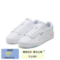 彪马 PUMA 女子 基础系列 Jada 休闲鞋  380751 04 白-白-银色-蓝绿色 37.5 UK4.5