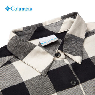 Columbia哥伦比亚户外21秋冬新品女子撞色格纹休闲长袖衬衫AL2433 191 M
