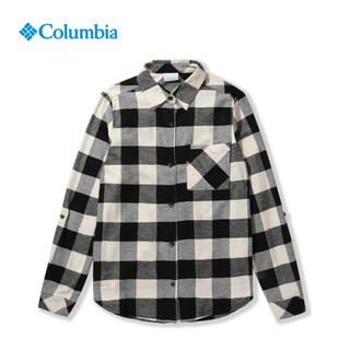 Columbia哥伦比亚户外21秋冬新品女子撞色格纹休闲长袖衬衫AL2433 191 M