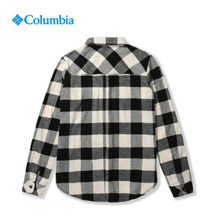 Columbia哥伦比亚户外21秋冬新品女子撞色格纹休闲长袖衬衫AL2433 191 M