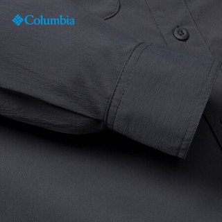 Columbia哥伦比亚户外21秋冬新品男子防晒防紫外线长袖衬衫AE0762 011 XL