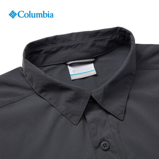 Columbia哥伦比亚户外21秋冬新品男子防晒防紫外线长袖衬衫AE0762 011 XL