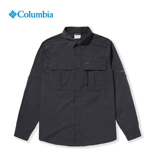 Columbia哥伦比亚户外21秋冬新品男子防晒防紫外线长袖衬衫AE0762 011 XL