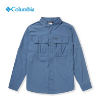 Columbia哥伦比亚户外21秋冬新品男子防晒防紫外线长袖衬衫AE0762 449 M