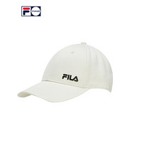 FILA 斐乐运动帽子情侣通用鸭舌帽FUSION 棒球帽2021秋新款运动休闲遮阳帽男女 茭白-IV XS