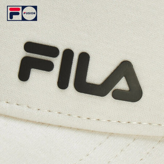 FILA 斐乐运动帽子情侣通用鸭舌帽FUSION 棒球帽2021秋新款运动休闲遮阳帽男女 茭白-IV XS