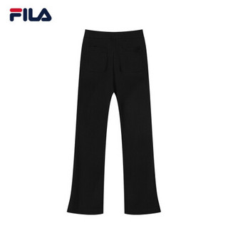 FILA X3.1PHILLIP LIM 斐乐女子针织长裤2021秋季新款休闲下装女 正黑色-BK 170/70A/L