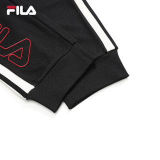 FILA X 3.1 Phillip lim 斐乐男裤针织长裤2021秋季新款休闲潮裤 正黑色-BK 165/76A/S