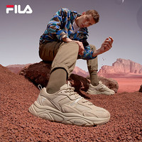 FILA 斐乐 跑步鞋官方男子跑步鞋MARS II火星二代2021秋季新款复古运动鞋休闲缓震慢跑鞋 驼丝锦-DO 44.5