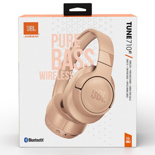 JBL 杰宝 TUNE 710BT 耳罩式头戴式降噪双模耳机