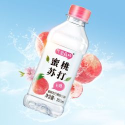 易睿兹 柠檬蜜桃味苏打水350ml*12瓶