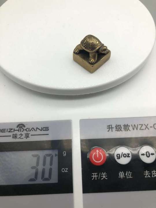 铜玄武印章 30g 现代 精美 仿古工艺品