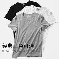 移动端：Langsha 浪莎 短袖T恤男 2021新品圆领棉质薄款吸汗透气运动休闲短袖
