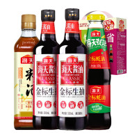 海天 酱油+锦鲤派金标生抽+蚝油+料酒 3.47kg