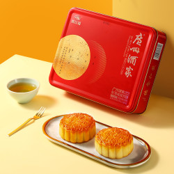 利口福 广州酒家双黄纯白莲蓉  650g