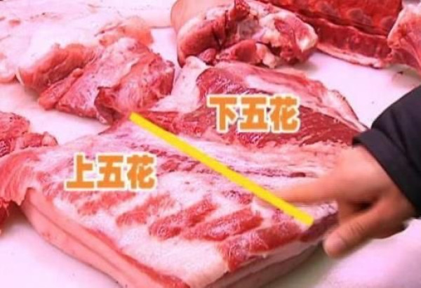 我猜你想要如何区分上五花肉和下五花肉