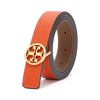 TORY BURCH 汤丽柏琦 64926-810  双TLogo金属扣双面牛皮皮带