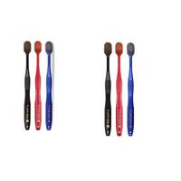 EBiSU 惠百施 48孔6列中毛宽头牙刷 6支