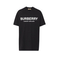 BURBERRY 博柏利 男士圆领短袖T恤 80094941 黑色 L