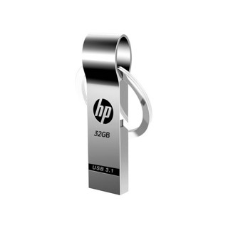 HP 惠普 X785W USB 3.1 U盘 黑耀色 32GB USB+钥匙扣