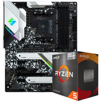 ASRock 华擎 X570 Steel Legend主板+AMD 锐龙5 5600G处理器(r5)
