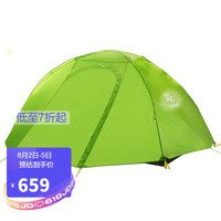 KAILAS 凯乐石 3-4人大容量帐篷户外露营野餐易搭建防雨休闲野营帐（Triones 3P）KT2102210 荧光绿 均码