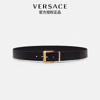 范思哲VERSACE 21秋冬 男士希腊回纹压花皮带 1001065-1A00723-1B00V-090 黑色
