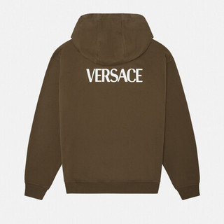 范思哲VERSACE 21秋冬 男士帽衫 1001419-1A01052-1K250 卡其色 M