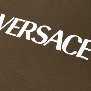 范思哲VERSACE 21秋冬 男士帽衫 1001419-1A01052-1K250 卡其色 M