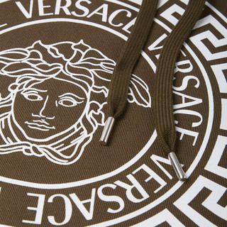 范思哲VERSACE 21秋冬 男士帽衫 1001419-1A01052-1K250 卡其色 M