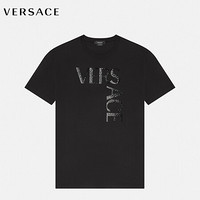 范思哲VERSACE 21秋冬 男士T恤 1001293-1A00928-1B000 黑色 XL